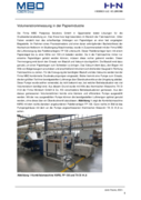 Volumenstrommessung in der Papierindustrie