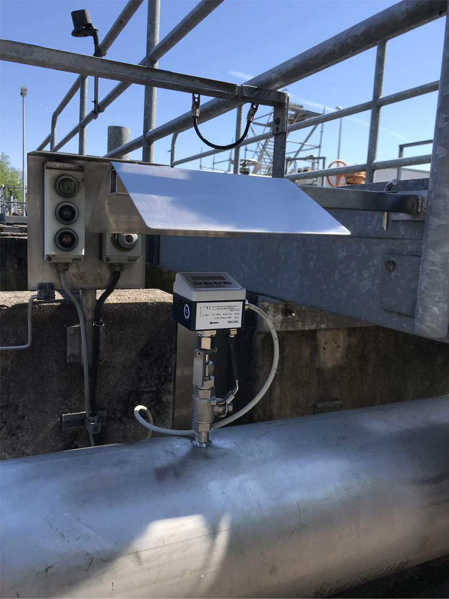 Mesure de l'air d'aération des boues dans les stations d'épuration
